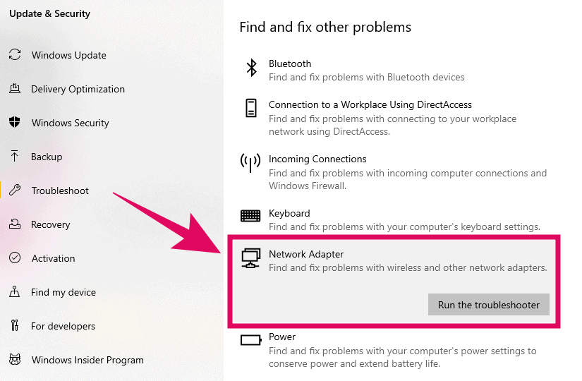 wifi network adapters drivers for windows 10